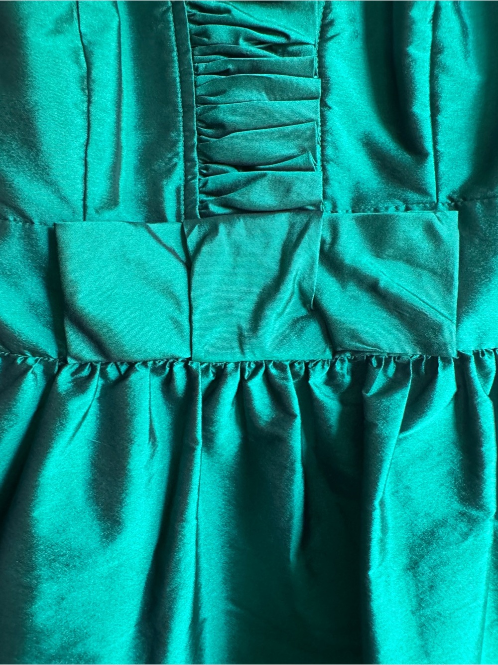 Alfred Sung Emerald Green Satin Bridesmaid Cocktail Dress Style D470 Size 8 - Picture 3 of 8